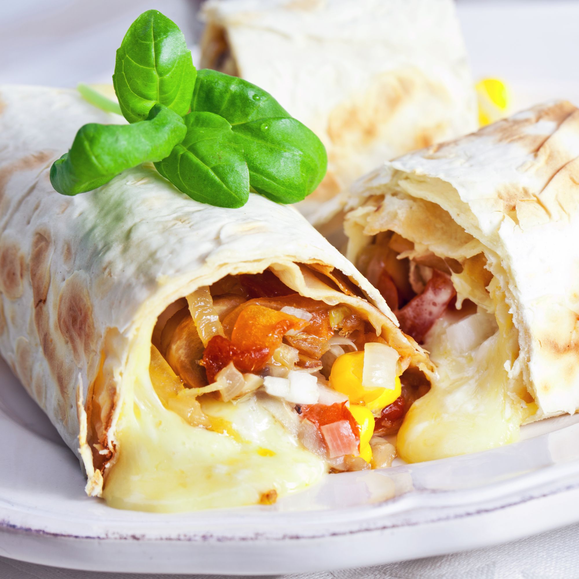 Овощные роллы с чили